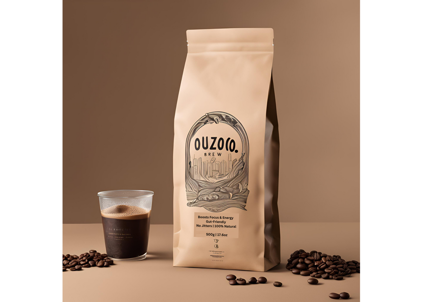 Ouzo Brew – Lion’s Mane & Reishi Adaptogenic Coffee